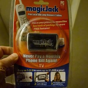 Magic Silver and Black Phone Adapter